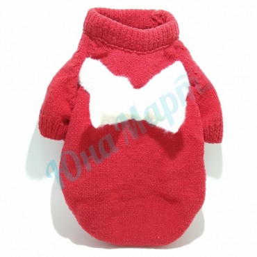 Свитер с бантом...